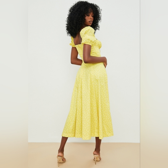 Yellow Floral ''Tallulah' House of CB- Medium - Picture 4 of 13